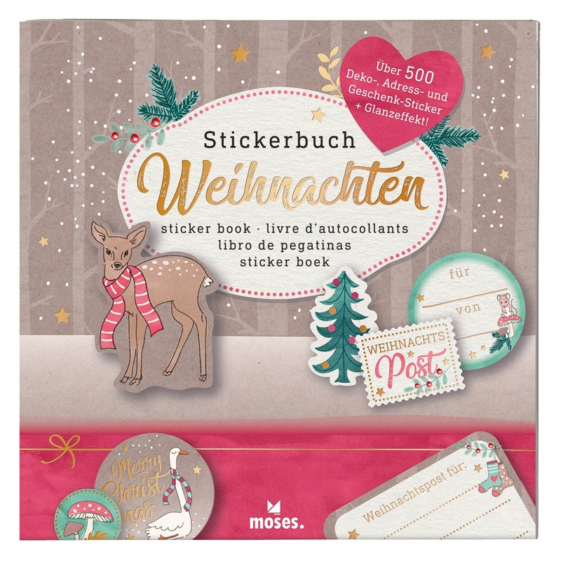 Stickerbuch Weihnachten von moses Verlag