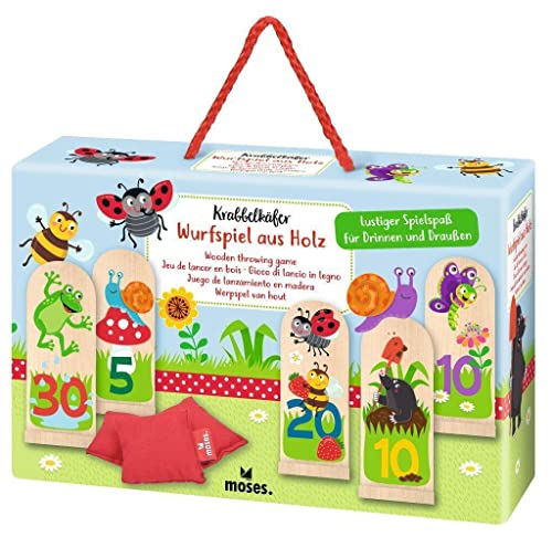 moses. Holz-Wurfspiel, für drinnen und draußen, Kinderspiel für Garten-und Outdoorspaß, Geschicklichkeitsspiel für Kinder ab 3 Jahren und 2-3 Spieler moses. Holz-Wurfspiel, für drinnen und draußen, Kinderspiel für Garten-und Outdoorspaß, Geschicklichkeitsspiel für Kinder ab 3 Jahren und 2-3 Spieler von moses