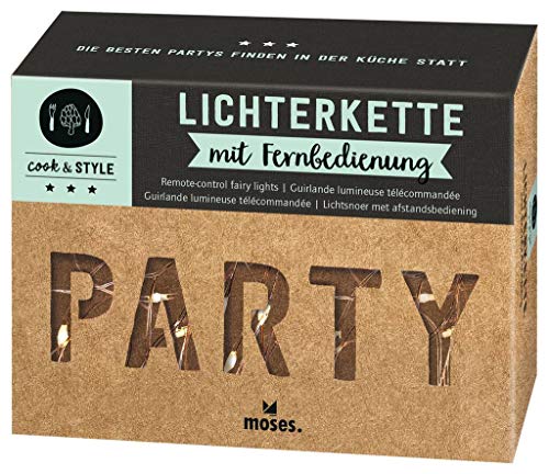 moses. Cook & STYLE Lichterkette Küchenparty | Stimmungsvolle Lichterdeko für den Innenbereich | Mit 20 LEDs | Mit Fernbedienung, weiss, 80643 moses. Cook & STYLE Lichterkette Küchenparty | Stimmungsvolle Lichterdeko für den Innenbereich | Mit 20 LEDs | Mit Fernbedienung, weiss, 80643 von moses