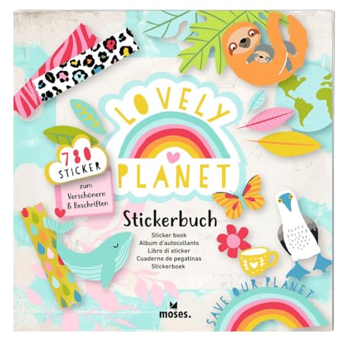 moses. Lovely Planet Stickerbuch – über 750 Sticker auf 30 Seiten im Büchlein, Schmucksticker, Icons, Symbole und Zeichen, Aufkleber zum Verschönern und Beschriften von Geschenken und DIY-Projekten moses. Lovely Planet Stickerbuch – über 750 Sticker auf 30 Seiten im Büchlein, Schmucksticker, Icons, Symbole und Zeichen, Aufkleber zum Verschönern und Beschriften von Geschenken und DIY-Projekten von moses