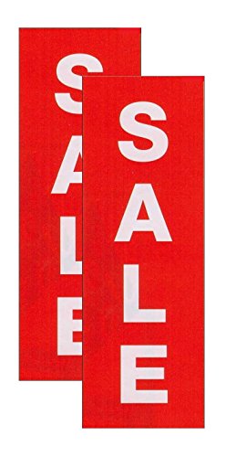 Plakate 2 Stück aus Papier 150g/qm 48 x 138 cm" SALE" Werbesymbol von most-wanted-shop