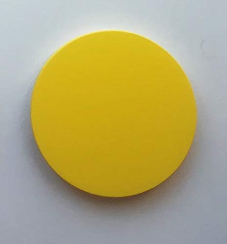 Preisschilder 100 Kreise - aus gelbem Plakatkarton 8 cm Durchmesser 380g/qm Werbesymbole von most-wanted-shop
