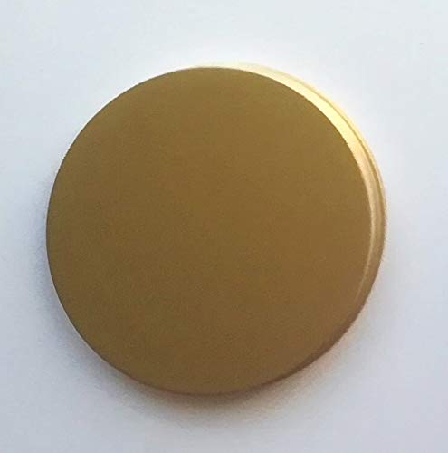 Preisschilder 50 Kreise - aus goldenem Plakatkarton 10 cm Durchmesser 380g/qm Werbesymbole für Räumungsverkauf von most-wanted-shop