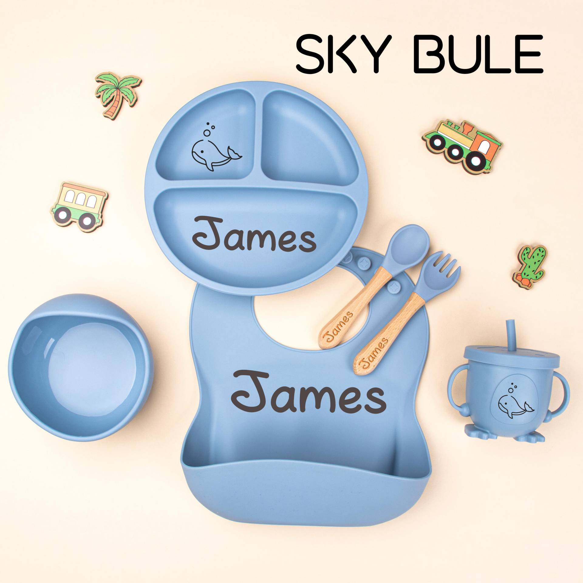 Engraved Baby Dining Set, Toddler Feeding, Custom Name Bowl Plate, Personalized Essentials, 1st Birthday Gift, Feeding Set With Engraved Baby Dining Set, Toddler Feeding, Custom Name Bowl Plate, Personalized Essentials, 1st Birthday Gift, Feeding Set With von moutianment