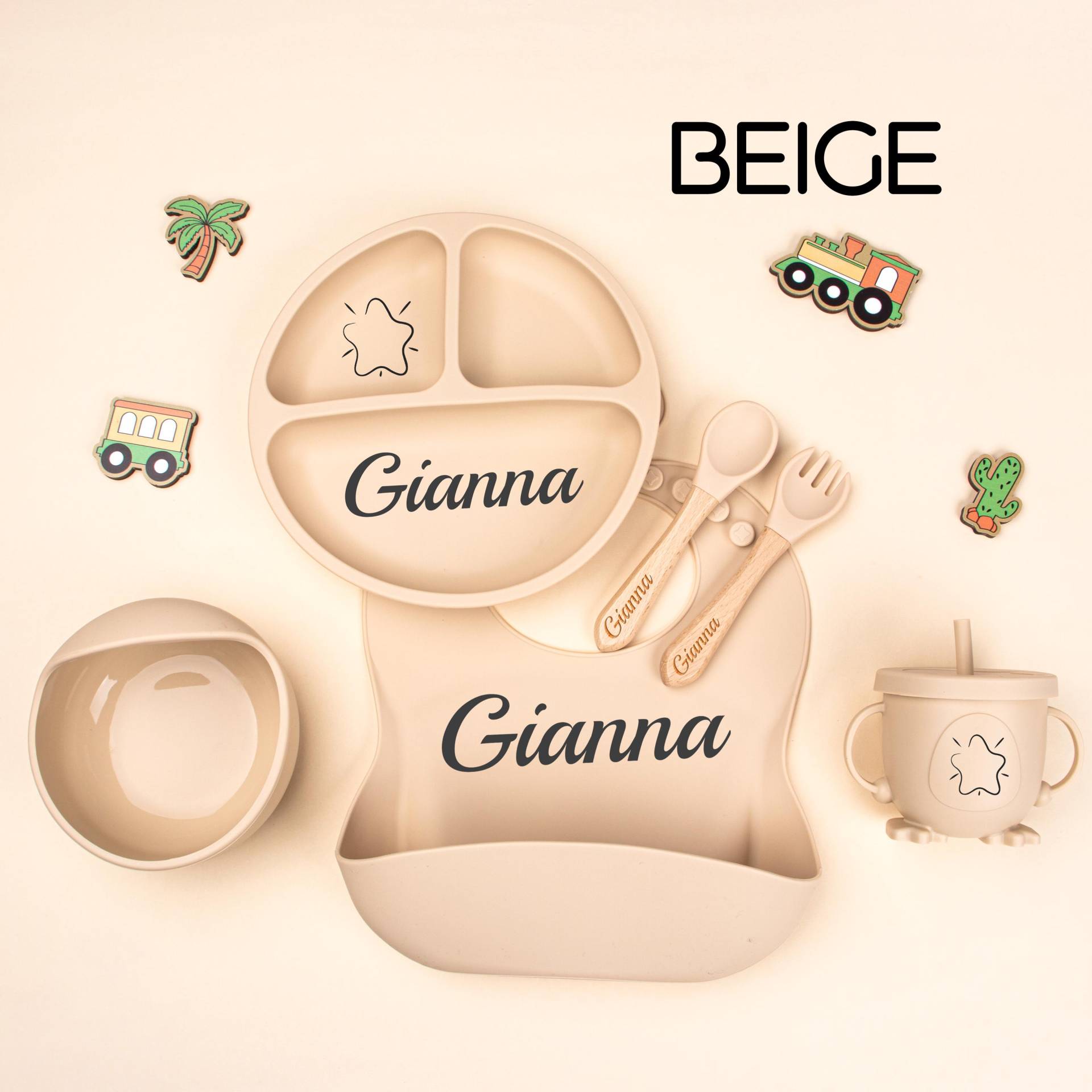 Engraved Baby Dining Set, Toddler Feeding, Custom Name Bowl Plate, Personalized Essentials, 1st Birthday Gift, Feeding Set With Engraved Baby Dining Set, Toddler Feeding, Custom Name Bowl Plate, Personalized Essentials, 1st Birthday Gift, Feeding Set With von moutianment