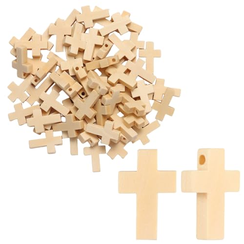 msymsyu Holzkreuz 60 Stück Kreuz 21x14x5mm Holzkreuz zum Bemalen Cremeweiß mit 1.5 mm Bohrung Holzkreuz Anhänger für religiöse Zeremonien Alltagskleidung Geschenke für Veranstaltungen DIY-Kreationen msymsyu Holzkreuz 60 Stück Kreuz 21x14x5mm Holzkreuz zum Bemalen Cremeweiß mit 1.5 mm Bohrung Holzkreuz Anhänger für religiöse Zeremonien Alltagskleidung Geschenke für Veranstaltungen DIY-Kreationen von msymsyu