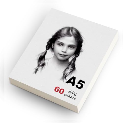 msymsyu Zeichenpapier A5 Skizzenpapier 200g 60 Blätter Malpapier Skizzenpapier Ideal für die Künstlerische Gestaltung Schulbüros sowie Skizzen und Malübungen msymsyu Zeichenpapier A5 Skizzenpapier 200g 60 Blätter Malpapier Skizzenpapier Ideal für die Künstlerische Gestaltung Schulbüros sowie Skizzen und Malübungen von msymsyu