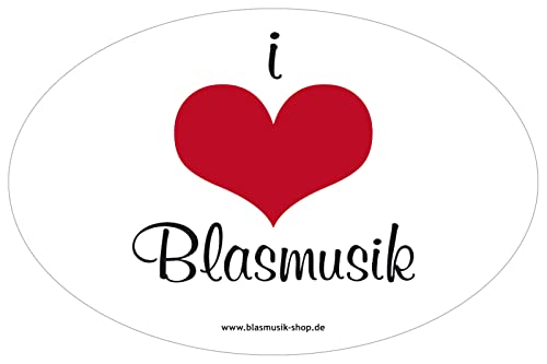 Aufkleber Love Blasmusik 5er Set - Schönes Geschenk für Musiker Aufkleber Love Blasmusik 5er Set - Schönes Geschenk für Musiker von mugesh