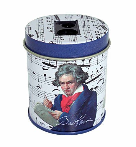 Bleistiftspitzer-Runddose Beethoven - Geschenk für Musiker von mugesh
