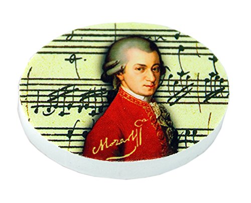 Radiergummi Mozart (10-Stück-Packung) - Schönes Geschenk für Musiker von mugesh