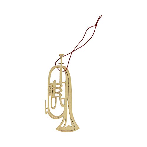 mugesh Anhänger Flügelhorn Pappelholz - Schönes Geschenk für Musiker mugesh Anhänger Flügelhorn Pappelholz - Schönes Geschenk für Musiker von mugesh