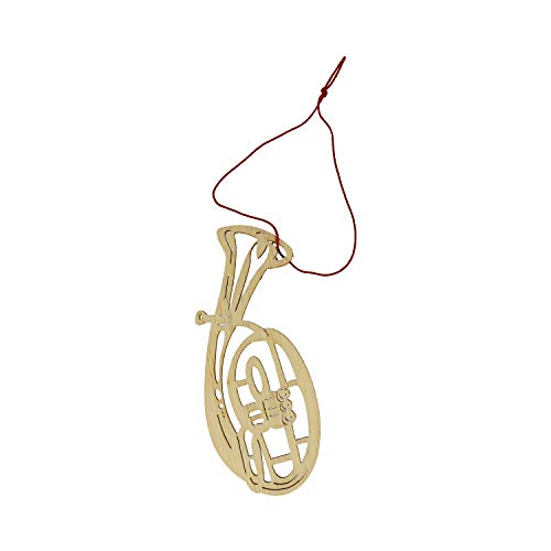 mugesh Anhänger Tenorhorn Pappelholz - Schönes Geschenk für Musiker mugesh Anhänger Tenorhorn Pappelholz - Schönes Geschenk für Musiker von mugesh