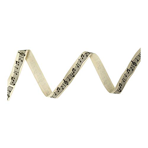 mugesh Geschenkband mit Notenzeile Stoff - Schöne Deko für Musikgeschenke mugesh Geschenkband mit Notenzeile Stoff - Schöne Deko für Musikgeschenke von mugesh