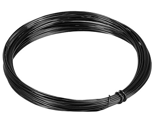 mumbi 30761 schwarz 10m Basteldraht 1mm, 10 Meter von mumbi