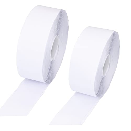 mumbi Klettband selbstklebend, Klett bestehend aus Haken und Flausch, Klettverschluss extra stark, 16mm x 25 Meter, Weiß von mumbi