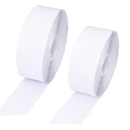 mumbi Klettband selbstklebend, Klett bestehend aus Haken und Flausch, Klettverschluss extra stark, 38mm x 5 Meter, Weiß von mumbi