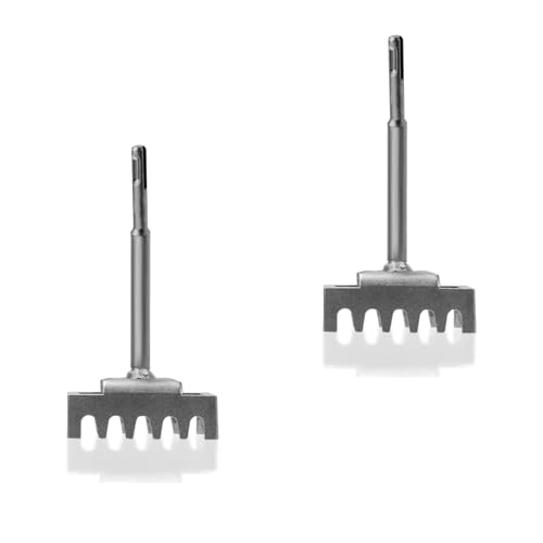 2 Stück Rechteck und Steckdosenschlitzschneider, Wandöffner für 86er-Drahtkasten, SDS Plus Vierkantlocher für Elektriker, Heimwerkerprojekte, Schnelles Öffnen, Precise Slot, Manganstahl (2pcs) von mumisuto