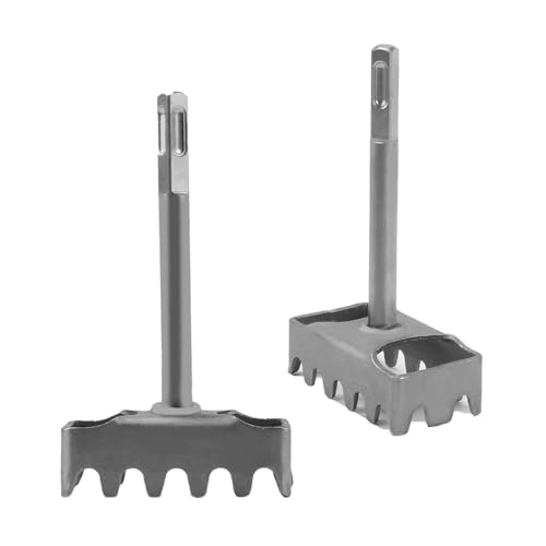 2 Stück Rechteck und Steckdosenschlitzschneider, Wandöffner für 86er-Drahtkasten, SDS Plus Vierkantlocher für Elektriker, Heimwerkerprojekte, Schnelles Öffnen, Precise Slot (Quadratischer Griff) von mumisuto