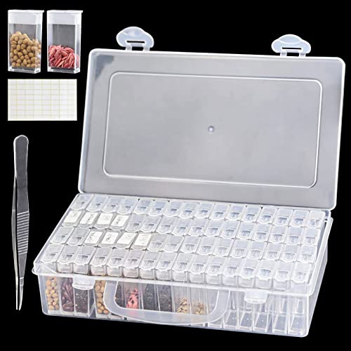 64 Slots Kunststoff Saatgut Aufbewahrungsbox,Seed Storage Organizer mit Etikett Aufkleber,Samen Organizer,Saatgut Container Lagerung für TomatenSamen,Chili Samen,Diamond Painting Zubehör 64 Slots Kunststoff Saatgut Aufbewahrungsbox,Seed Storage Organizer mit Etikett Aufkleber,Samen Organizer,Saatgut Container Lagerung für TomatenSamen,Chili Samen,Diamond Painting Zubehör von mumisuto