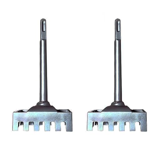 Square Hole Cutter, Wandöffner für 86er-Drahtkasten, SDS Plus Vierkantlocher für Elektriker, Heimwerkerprojekte, Schnelles Öffnen, Precise Slot,Manganstahl, Stark und Verschleißfest (2 Stück) von mumisuto
