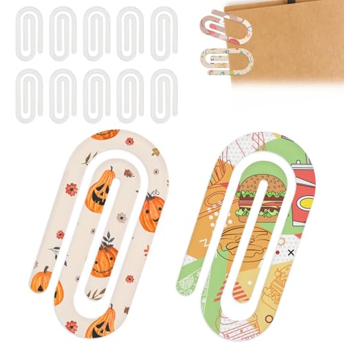 Sublimations-Büroklammern, 10 x 5cm Wärmeübertragung Diy Design Papierklammern, Acryl Sublimation Whiteboard Clips Für alltägliche Dokumente, DIY und Visitenkartenhalter (24PCS) von mumisuto