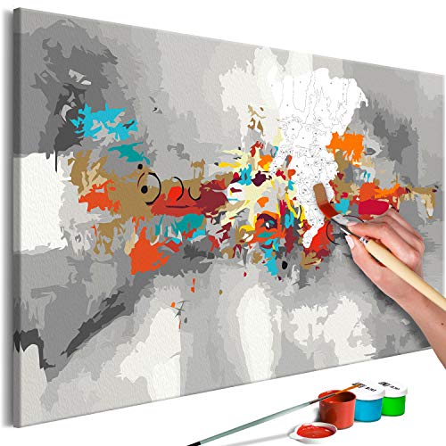 murando - Malen nach Zahlen Abstrakt bunt 60x40 cm Malset mit Holzrahmen auf Leinwand für Erwachsene Kinder Gemälde Handgemalt Kit DIY Geschenk Dekoration n-A-1006-d-a murando - Malen nach Zahlen Abstrakt bunt 60x40 cm Malset mit Holzrahmen auf Leinwand für Erwachsene Kinder Gemälde Handgemalt Kit DIY Geschenk Dekoration n-A-1006-d-a von murando