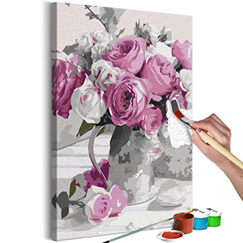 murando - Malen nach Zahlen Blumen Blumenstrauß Pfingstrose 40x60 cm Malset mit Holzrahmen auf Leinwand für Erwachsene Kinder Gemälde Handgemalt Kit DIY Geschenk Dekoration murando - Malen nach Zahlen Blumen Blumenstrauß Pfingstrose 40x60 cm Malset mit Holzrahmen auf Leinwand für Erwachsene Kinder Gemälde Handgemalt Kit DIY Geschenk Dekoration von murando
