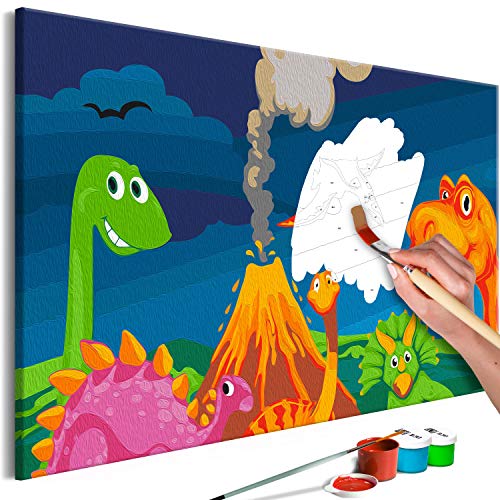 murando - Malen nach Zahlen Dinosaurier 60x40 cm Malset mit Holzrahmen auf Leinwand für Erwachsene Kinder Gemälde Handgemalt Kit DIY Geschenk Dekoration n-A-1025-d-a murando - Malen nach Zahlen Dinosaurier 60x40 cm Malset mit Holzrahmen auf Leinwand für Erwachsene Kinder Gemälde Handgemalt Kit DIY Geschenk Dekoration n-A-1025-d-a von murando