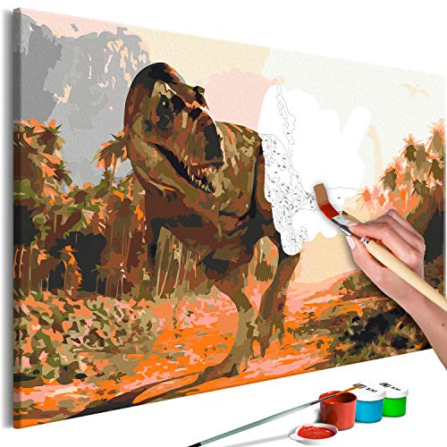 murando - Malen nach Zahlen Dinosaurier Dino Tier 60x40 cm Malset mit Holzrahmen auf Leinwand für Erwachsene Kinder Gemälde Handgemalt Kit DIY Geschenk Dekoration n-A-1102-d-a murando - Malen nach Zahlen Dinosaurier Dino Tier 60x40 cm Malset mit Holzrahmen auf Leinwand für Erwachsene Kinder Gemälde Handgemalt Kit DIY Geschenk Dekoration n-A-1102-d-a von murando