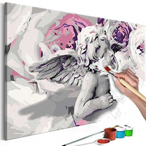 murando - Malen nach Zahlen Engel & Blumen 60x40 cm Malset mit Holzrahmen auf Leinwand für Erwachsene Kinder Gemälde Handgemalt Kit DIY Geschenk Dekoration n-A-0256-d-a murando - Malen nach Zahlen Engel & Blumen 60x40 cm Malset mit Holzrahmen auf Leinwand für Erwachsene Kinder Gemälde Handgemalt Kit DIY Geschenk Dekoration n-A-0256-d-a von murando