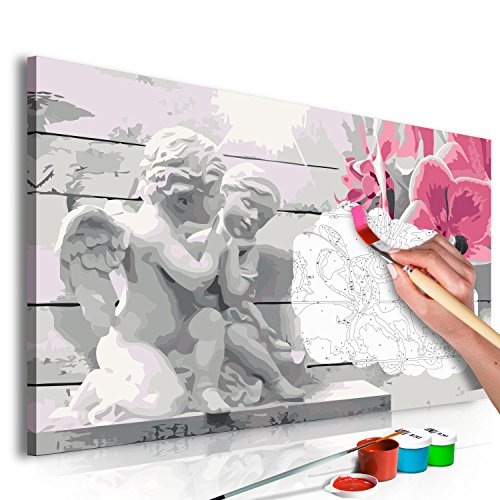 murando - Malen nach Zahlen Engel & Blumen 60x40 cm Malset mit Holzrahmen auf Leinwand für Erwachsene Kinder Gemälde Handgemalt Kit DIY Geschenk Dekoration n-A-0273-d-a murando - Malen nach Zahlen Engel & Blumen 60x40 cm Malset mit Holzrahmen auf Leinwand für Erwachsene Kinder Gemälde Handgemalt Kit DIY Geschenk Dekoration n-A-0273-d-a von murando