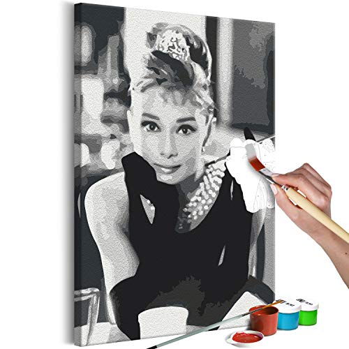 murando - Malen nach Zahlen Frau Porträt Retro Vintage 40x60 cm Malset mit Holzrahmen auf Leinwand für Erwachsene Kinder Gemälde Handgemalt Kit DIY Geschenk Dekoration n-A-1380-d-a murando - Malen nach Zahlen Frau Porträt Retro Vintage 40x60 cm Malset mit Holzrahmen auf Leinwand für Erwachsene Kinder Gemälde Handgemalt Kit DIY Geschenk Dekoration n-A-1380-d-a von murando