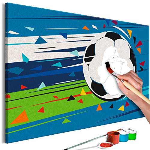 murando - Malen nach Zahlen Fussball 60x40 cm Malset mit Holzrahmen auf Leinwand für Erwachsene Kinder Gemälde Handgemalt Kit DIY Geschenk Dekoration n-A-0541-d-a murando - Malen nach Zahlen Fussball 60x40 cm Malset mit Holzrahmen auf Leinwand für Erwachsene Kinder Gemälde Handgemalt Kit DIY Geschenk Dekoration n-A-0541-d-a von murando