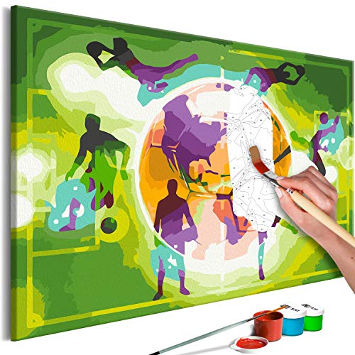 murando - Malen nach Zahlen Fußball Sport Fußballspieler 60x40 cm Malset mit Holzrahmen auf Leinwand für Erwachsene Kinder Gemälde Handgemalt Kit DIY Geschenk Dekoration murando - Malen nach Zahlen Fußball Sport Fußballspieler 60x40 cm Malset mit Holzrahmen auf Leinwand für Erwachsene Kinder Gemälde Handgemalt Kit DIY Geschenk Dekoration von murando