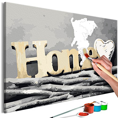murando - Malen nach Zahlen Home 60x40 cm Malset mit Holzrahmen auf Leinwand für Erwachsene Kinder Gemälde Handgemalt Kit DIY Geschenk Dekoration n-A-0472-d-a murando - Malen nach Zahlen Home 60x40 cm Malset mit Holzrahmen auf Leinwand für Erwachsene Kinder Gemälde Handgemalt Kit DIY Geschenk Dekoration n-A-0472-d-a von murando