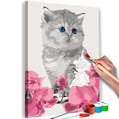 murando - Malen nach Zahlen Katze 40x60 cm Malset mit Holzrahmen auf Leinwand für Erwachsene Kinder Gemälde Handgemalt Kit DIY Geschenk Dekoration Tier Blumen Orchidee n-A-0307-d-a murando - Malen nach Zahlen Katze 40x60 cm Malset mit Holzrahmen auf Leinwand für Erwachsene Kinder Gemälde Handgemalt Kit DIY Geschenk Dekoration Tier Blumen Orchidee n-A-0307-d-a von murando