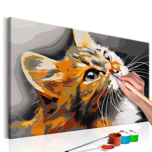 murando - Malen nach Zahlen Katze 60x40 cm Malset mit Holzrahmen auf Leinwand für Erwachsene Kinder Gemälde Handgemalt Kit DIY Geschenk Dekoration n-A-0196-d-a murando - Malen nach Zahlen Katze 60x40 cm Malset mit Holzrahmen auf Leinwand für Erwachsene Kinder Gemälde Handgemalt Kit DIY Geschenk Dekoration n-A-0196-d-a von murando