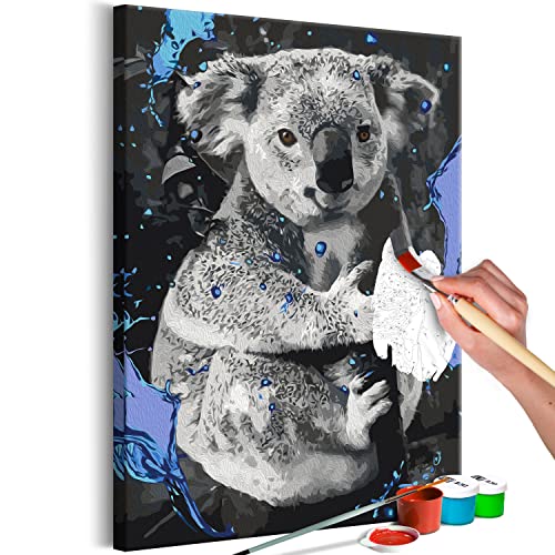 murando - Malen nach Zahlen Koalabär Porträt Tier Abstrakt 40x60 cm Malset mit Holzrahmen auf Leinwand für Erwachsene Kinder Gemälde Handgemalt Kit DIY Geschenk Dekoration murando - Malen nach Zahlen Koalabär Porträt Tier Abstrakt 40x60 cm Malset mit Holzrahmen auf Leinwand für Erwachsene Kinder Gemälde Handgemalt Kit DIY Geschenk Dekoration von murando
