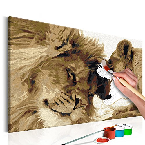 murando - Malen nach Zahlen Löwe 60x40 cm Malset mit Holzrahmen auf Leinwand für Erwachsene Kinder Gemälde Handgemalt Kit DIY Geschenk Dekoration n-A-0222-d-a murando - Malen nach Zahlen Löwe 60x40 cm Malset mit Holzrahmen auf Leinwand für Erwachsene Kinder Gemälde Handgemalt Kit DIY Geschenk Dekoration n-A-0222-d-a von murando