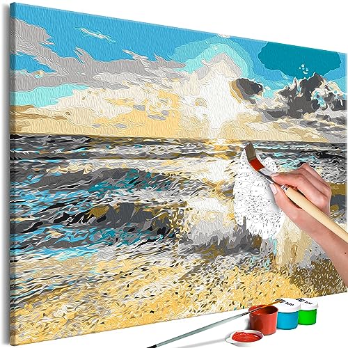 murando - Malen nach Zahlen Meer Landschaft Natur 60x40 cm Malset mit Holzrahmen auf Leinwand für Erwachsene Kinder Gemälde Handgemalt Kit DIY Geschenk Dekoration b-G-10008-d-a murando - Malen nach Zahlen Meer Landschaft Natur 60x40 cm Malset mit Holzrahmen auf Leinwand für Erwachsene Kinder Gemälde Handgemalt Kit DIY Geschenk Dekoration b-G-10008-d-a von murando