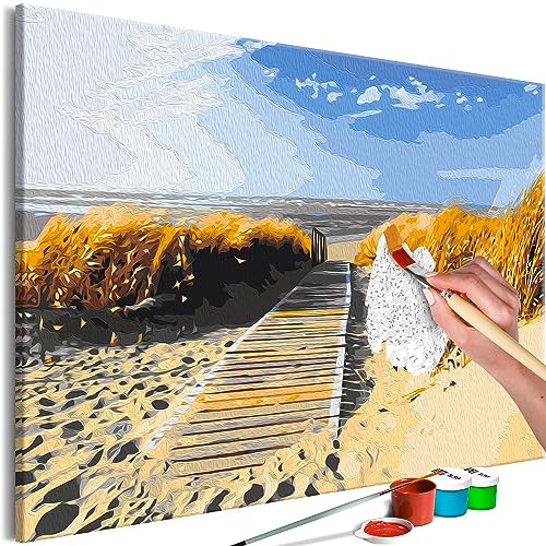 murando - Malen nach Zahlen Meer Landschaft Natur 60x40 cm Malset mit Holzrahmen auf Leinwand für Erwachsene Kinder Gemälde Handgemalt Kit DIY Geschenk Dekoration c-A-10124-d-a murando - Malen nach Zahlen Meer Landschaft Natur 60x40 cm Malset mit Holzrahmen auf Leinwand für Erwachsene Kinder Gemälde Handgemalt Kit DIY Geschenk Dekoration c-A-10124-d-a von murando