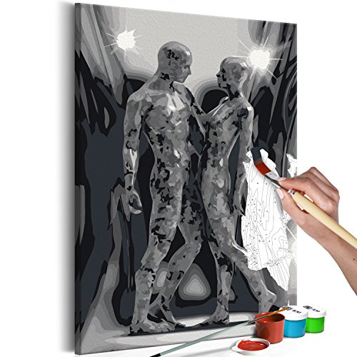 murando - Malen nach Zahlen Paar Abstrakt 40x60 cm Malset mit Holzrahmen auf Leinwand für Erwachsene Kinder Gemälde Handgemalt Kit DIY Geschenk Dekoration n-A-0262-d-a murando - Malen nach Zahlen Paar Abstrakt 40x60 cm Malset mit Holzrahmen auf Leinwand für Erwachsene Kinder Gemälde Handgemalt Kit DIY Geschenk Dekoration n-A-0262-d-a von murando