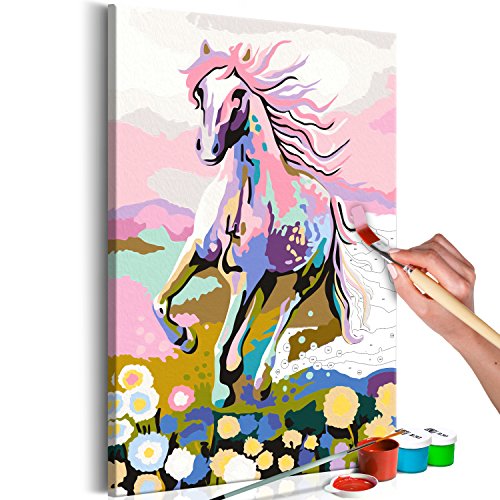 murando - Malen nach Zahlen Pferd 40x60 cm Malset mit Holzrahmen auf Leinwand für Erwachsene Kinder Gemälde Handgemalt Kit DIY Geschenk Dekoration Tiere Natur bunt n-A-0178-d-a murando - Malen nach Zahlen Pferd 40x60 cm Malset mit Holzrahmen auf Leinwand für Erwachsene Kinder Gemälde Handgemalt Kit DIY Geschenk Dekoration Tiere Natur bunt n-A-0178-d-a von murando