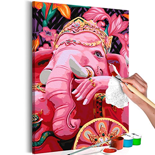 murando - Malen nach Zahlen Pink Ganesha 40x60 cm Malset mit Holzrahmen auf Leinwand für Erwachsene Kinder Gemälde Handgemalt Kit DIY Geschenk Dekoration n-A-0553-d-a murando - Malen nach Zahlen Pink Ganesha 40x60 cm Malset mit Holzrahmen auf Leinwand für Erwachsene Kinder Gemälde Handgemalt Kit DIY Geschenk Dekoration n-A-0553-d-a von murando