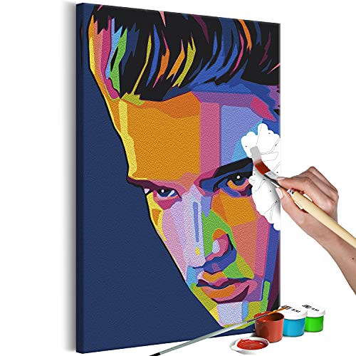 murando - Malen nach Zahlen Porträt Elvis Vintage 40x60 cm Malset mit Holzrahmen auf Leinwand für Erwachsene Kinder Gemälde Handgemalt Kit DIY Geschenk Dekoration n-A-1522-d-a murando - Malen nach Zahlen Porträt Elvis Vintage 40x60 cm Malset mit Holzrahmen auf Leinwand für Erwachsene Kinder Gemälde Handgemalt Kit DIY Geschenk Dekoration n-A-1522-d-a von murando