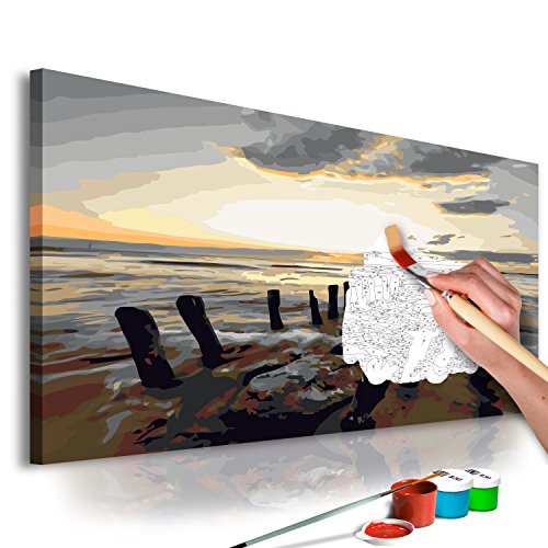murando - Malen nach Zahlen Strand Meer 60x40 cm Malset mit Holzrahmen auf Leinwand für Erwachsene Kinder Gemälde Handgemalt Kit DIY Geschenk Dekoration n-A-0301-d-a murando - Malen nach Zahlen Strand Meer 60x40 cm Malset mit Holzrahmen auf Leinwand für Erwachsene Kinder Gemälde Handgemalt Kit DIY Geschenk Dekoration n-A-0301-d-a von murando