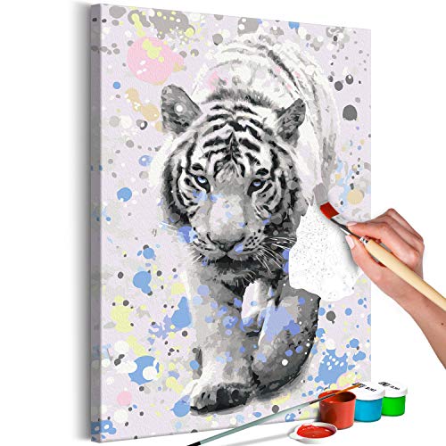 murando - Malen nach Zahlen Tiger Tiere Farbflecken 40x60 cm Malset mit Holzrahmen auf Leinwand für Erwachsene Kinder Gemälde Handgemalt Kit DIY Geschenk Dekoration n-A-1118-d-a murando - Malen nach Zahlen Tiger Tiere Farbflecken 40x60 cm Malset mit Holzrahmen auf Leinwand für Erwachsene Kinder Gemälde Handgemalt Kit DIY Geschenk Dekoration n-A-1118-d-a von murando