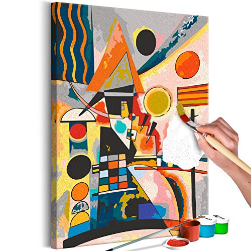 murando - Malen nach Zahlen Wassily Kandinsky Swinging Abstrakt 40x60 cm Malset mit Holzrahmen auf Leinwand für Erwachsene Kinder Gemälde Handgemalt Kit DIY Geschenk Dekoration murando - Malen nach Zahlen Wassily Kandinsky Swinging Abstrakt 40x60 cm Malset mit Holzrahmen auf Leinwand für Erwachsene Kinder Gemälde Handgemalt Kit DIY Geschenk Dekoration von murando