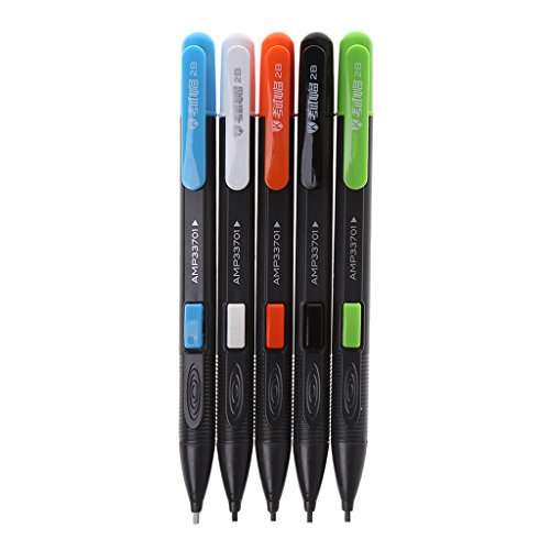 Museourstyty 2B Druckbleistift, automatisch, mit Radiergummi von museourstyty