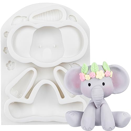 Elefant Epoxidharz Silikon Formen Tier Backform Forst Tortendeko Fondant Ton von musykrafties